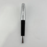 Faber-Castell E-Motion Black wood barrel chrome cap -  Fountain Pen