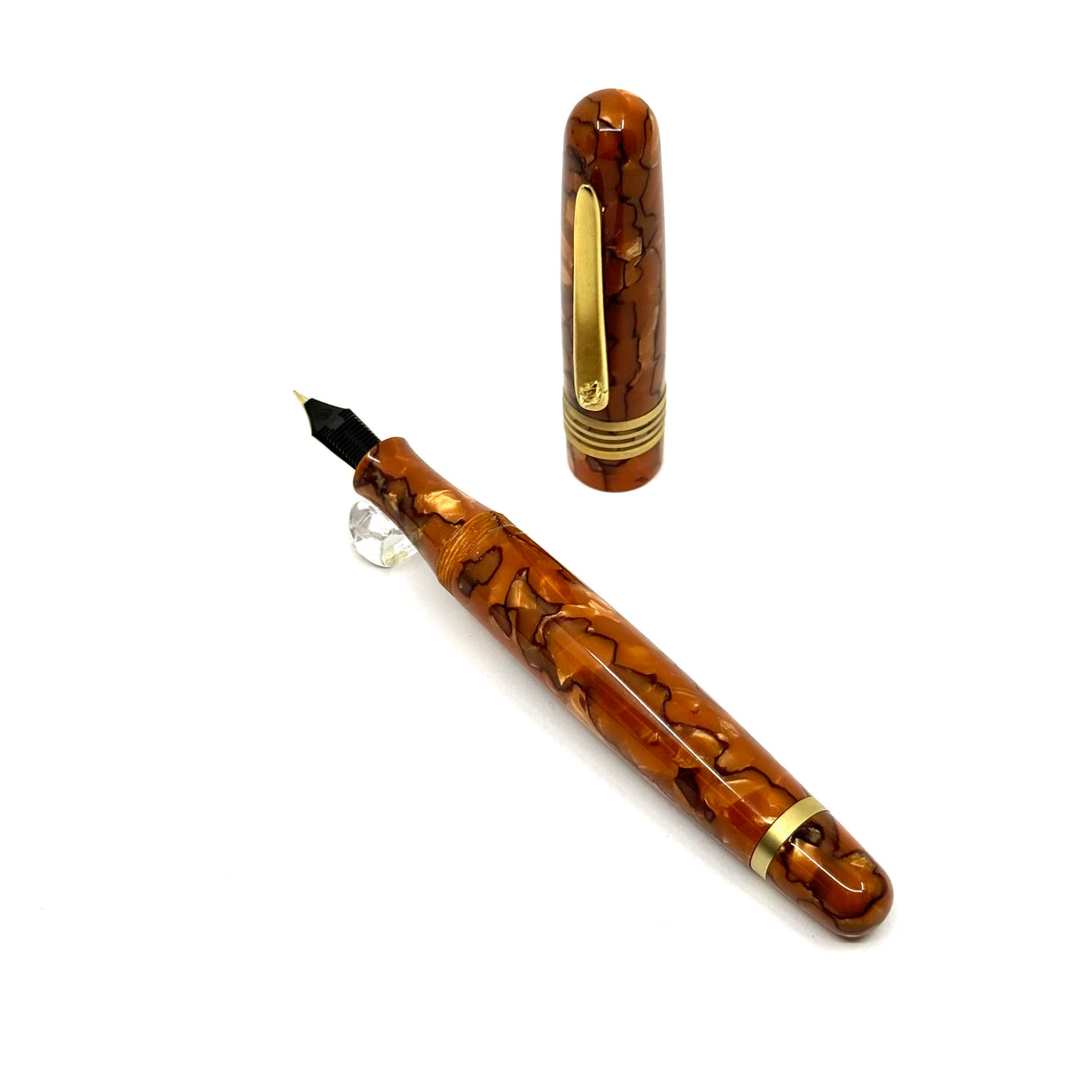 Stipula Etruria Valtiberina Alter Ego Celluloid Ltd Ed. Fountain Pen  - Fine 14kt Gold Nib