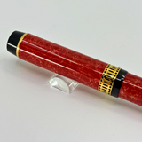 Waterman Patrician Red Coral Marble Fountain Pen- Fine 18kt Gold  Nib