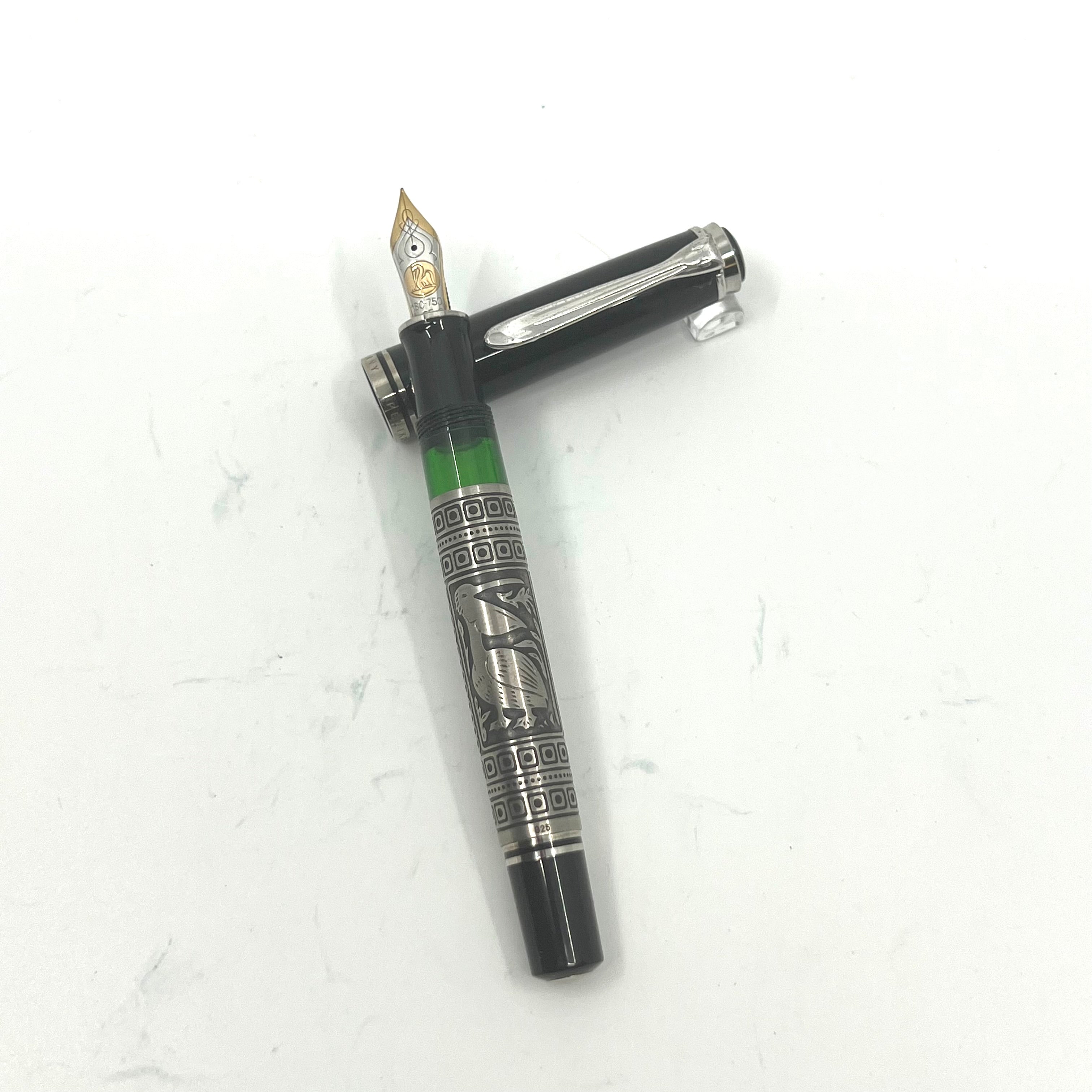 Pelikan M910 Toledo Sterling Silver Fountain Pen – Fountain Pen