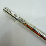 Tiffany  & Co. Hefty Large Sterling Silver Ballpoint Pen in Plain Pattern - Circa 1990s