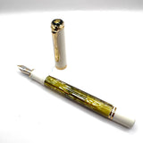 Pelikan M400 Honey Green Transparent Tortoise Fountain Pen (Ca. 2005)