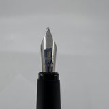 Porsche Design Slim Line Metal Fountain Pen   - Broad 18kt Gold  Nib