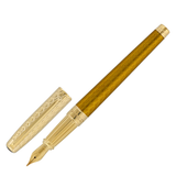 S.T. Dupont Line D Eternity Honey & Gold - Fountain Pen (14kt Gold Nib)