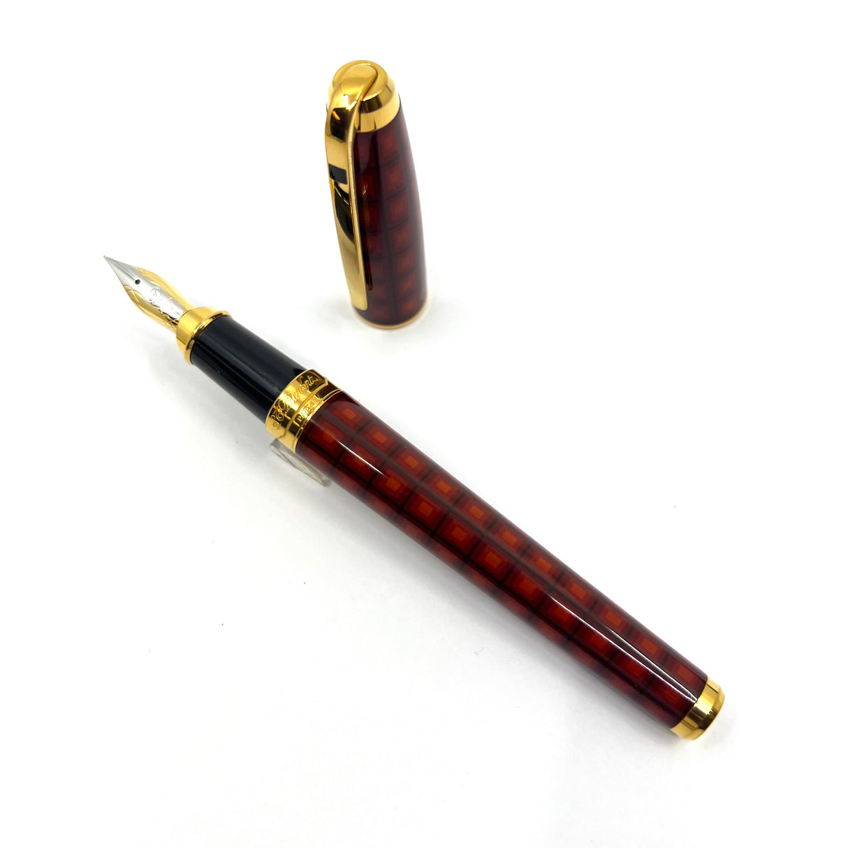 S.T. Dupont Orpheo Vertigo Largest Size Fountain Pen-Extra Fine 18kt Gold Nib