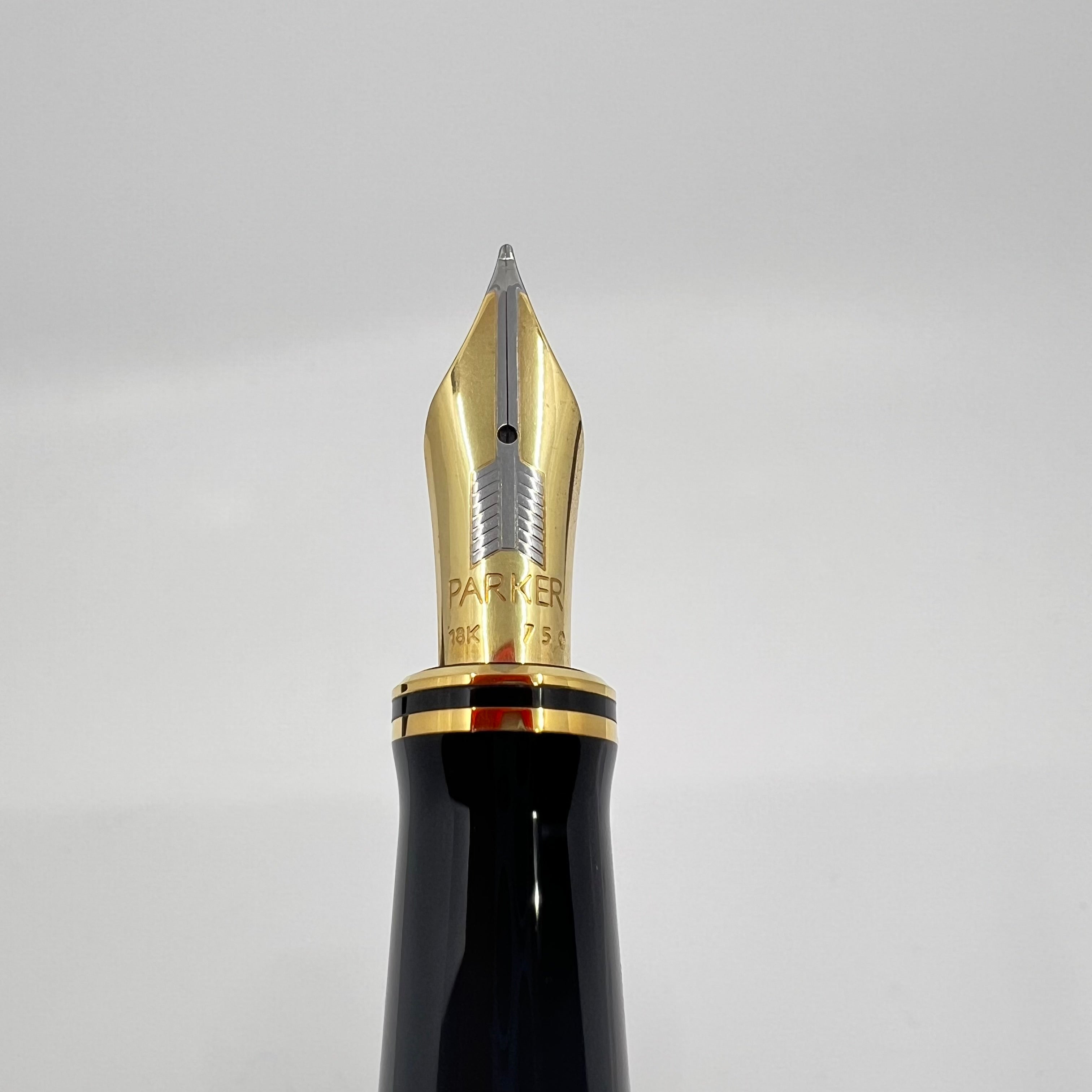 Parker Centennial (Largest Size) Duofold Blue Marble Fountain Pen