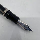 Visconti Black Divina Large Fountain Pen  - Broad 14kt Gold  Nib