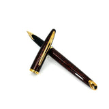 Waterman Carene Amber Shimmer Fountain Pen - Fine 18kt Gold Nib