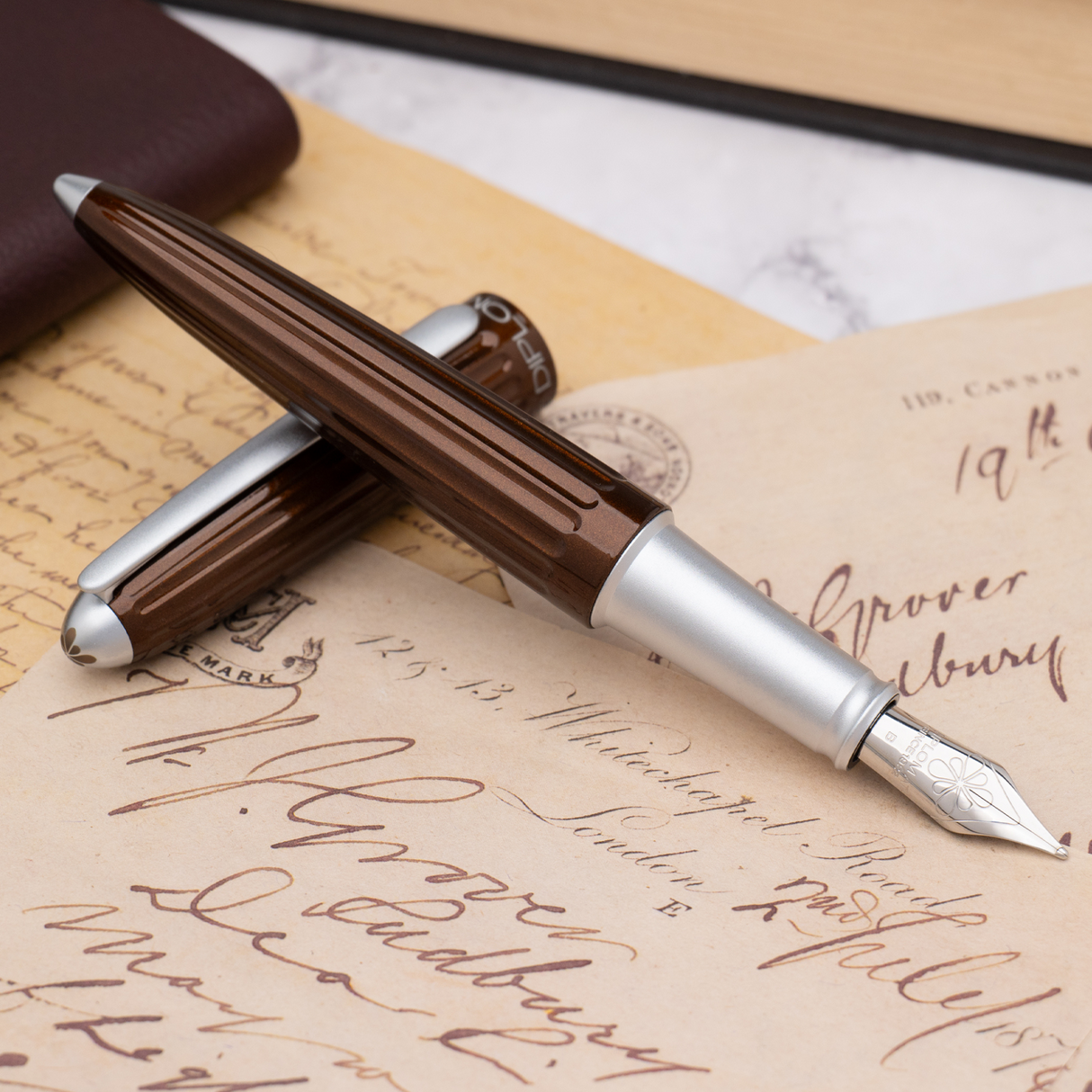 Diplomat Aero Marrakesh Brown Fountain Pen