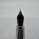 Yard-O-Led Viceroy Standard Barley Sterling  Silver .925  Fountain Pen - Medium 18kt Gold Nib