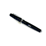Taccia Staccato Lunar Blue Oversized Fountain Pen - Fine Stainless Steel Nib