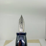 Nettuno (Italy)  Trident Lustrous Blue Limited Edition  Fountain Pen - Fine 18kt Gold Nib