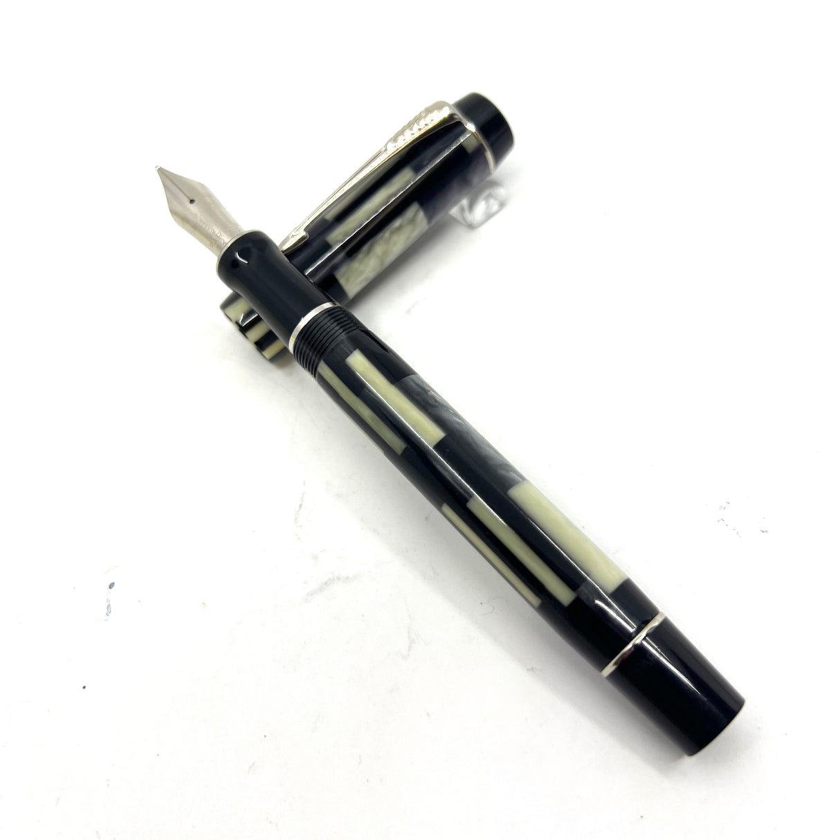 Parker Duofold Black Mosaic Centennial Fountain Pen