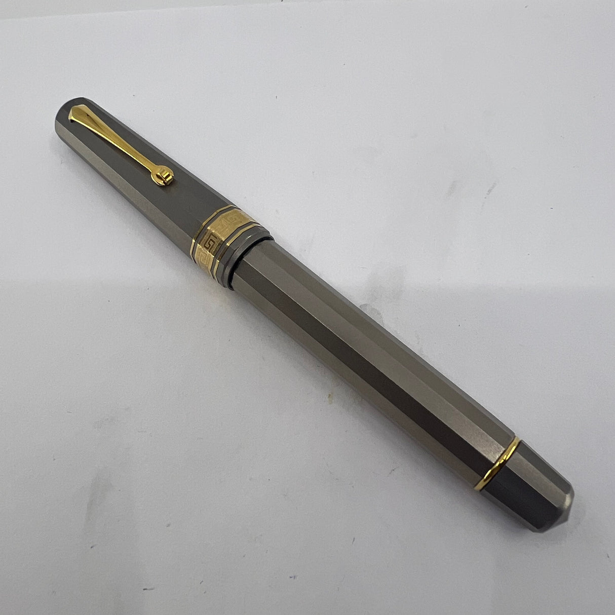 OMAS T-2 Titanium 75th Anniversary Limited Edition Fountain Pen  - Medium 18kt Gold  Nib
