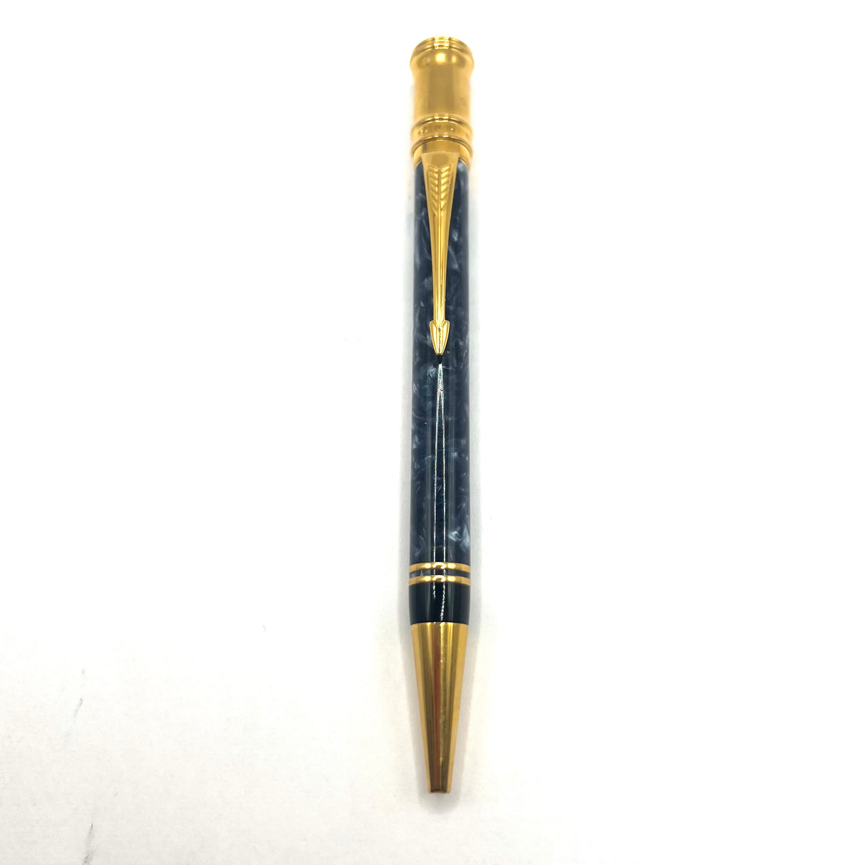 Parker Duofold Marble Blue Ballpoint Pen