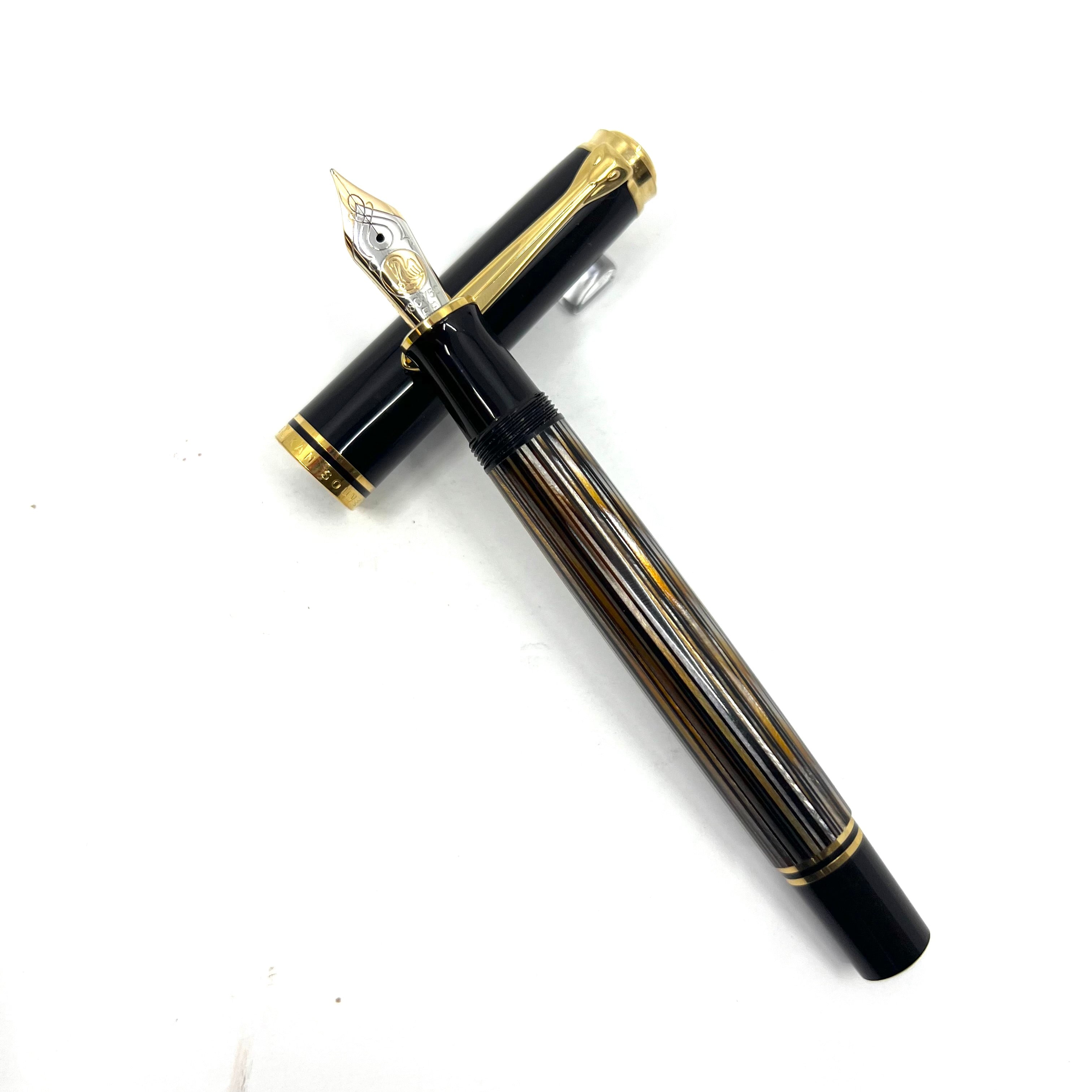 Pelikan M800 Souveran Brown Tortoise Fountain Pen - Very Sought