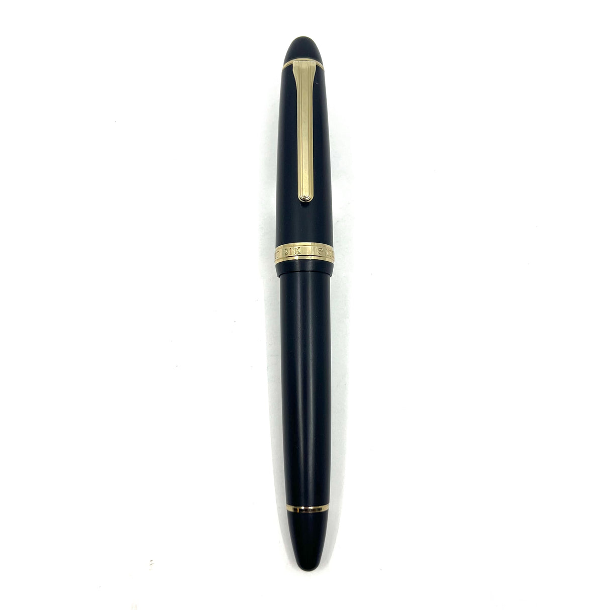 Sailor 1911L Profit  Black Matte Fountain Pen - Naginata Jr. Medium Togi 21Kt Gold Nib