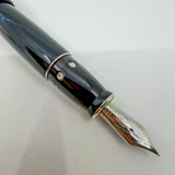 Nettuno (Italy)  Trident Lustrous Blue Limited Edition  Fountain Pen - Fine 18kt Gold Nib