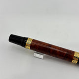 No name pen with wood over lay and greek band - Fountain Pen