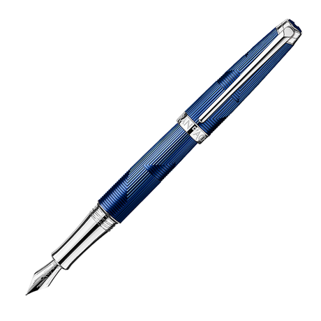 Caran D'Ache Leman Bleu Marin - Fountain Pen (18kt Gold Nib)