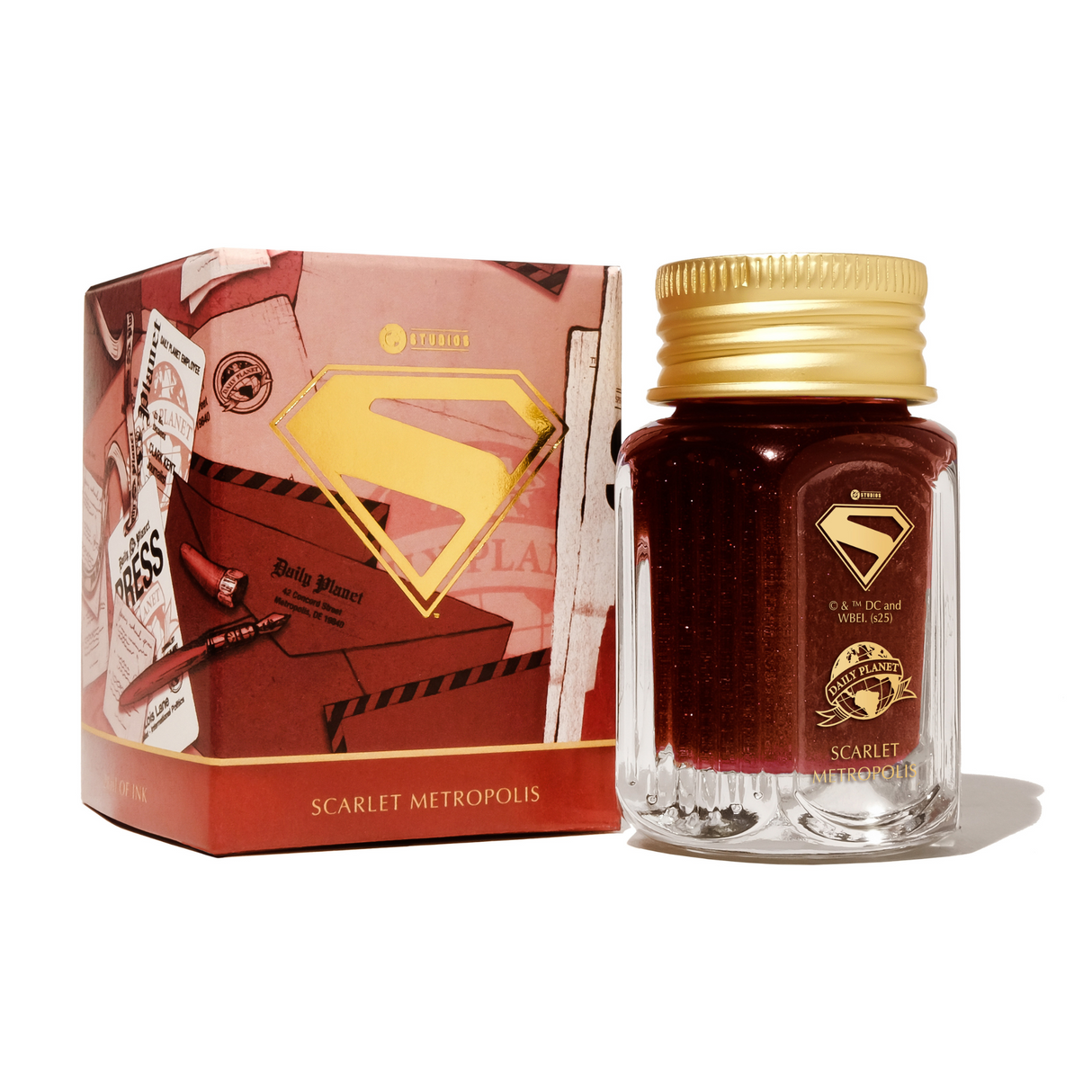 Ferris Wheel Press Superman The Voice of Metropolis Fountain Pen & Ink Set
