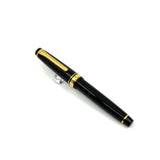 Sailor Black Professional Gear Slim Fountain Pen  - Broad 14kt Gold Nib