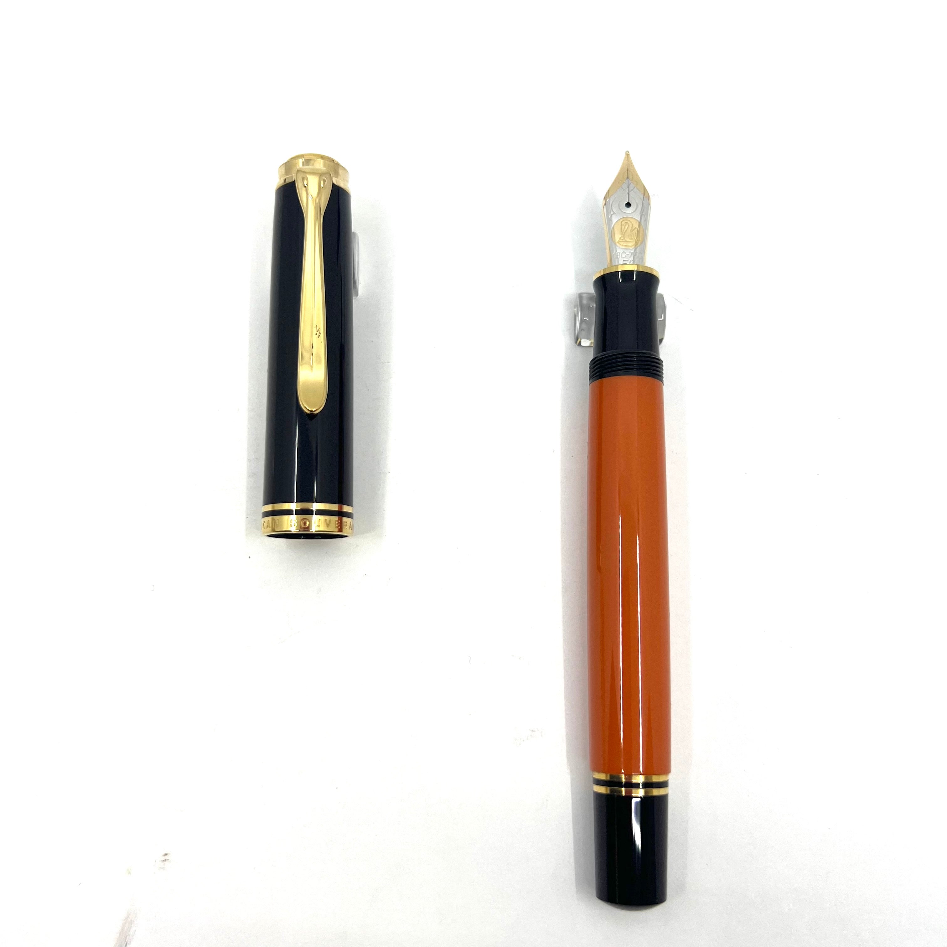 Pelikan M800 Souveran Burnt Orange Fountain Pen – Fountain Pen