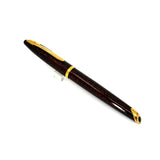 Waterman Carene Amber Shimmer Fountain Pen - Fine 18kt Gold Nib