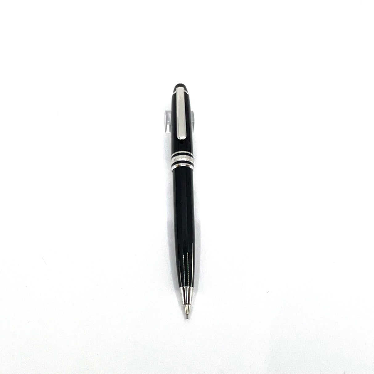 Montblanc Mozart Short Mechanical Pencil 0.7mm - Platinum-Plated Trim - 4 3/8 Inches in Length