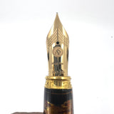 ASC - ARMANDO SIMONI CLUB  Oversized Triangolo Black Lucens Celluloid Limited Edition 3-Sided Fountain Pen - Magic Flex Large #8 Size Medium 14kt Gold Nib