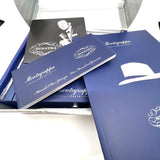 Montegrappa Frank Sinatra Limited Edition Pinstripe Blue Fountain Pen  - Circa 2011 - Medium 18kt Gold Nib