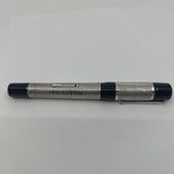 Delta Jubileum Sterling Silver Lever-Fill Limited Edition Fountain Pen - Medium 18kt Gold  Nib