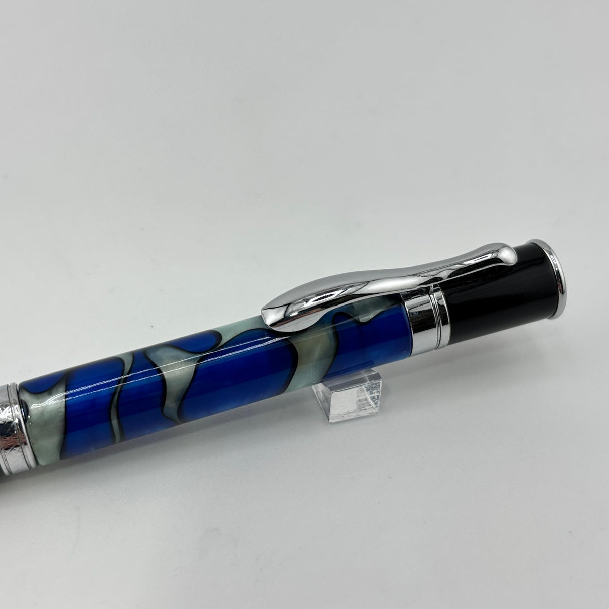 Monteverde Mini Jewelria Acrylic Blue Line - Ballpoint