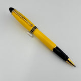 Aurora Ipsilon Resin Yellow Pen Set  - Fountain Pen Rollerball and Ballpoint