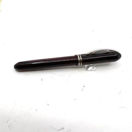 Visconti Viscontina Striped Burgundy (Vintage) Celluloid Limited Edition Mini Fountain Pen