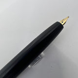 Pilot Namiki Black Matte Vanishing Point Fountain Pen - Classic Style Multi-Facetted  Body  - 1999 - Broad 14kt Gold  Nib
