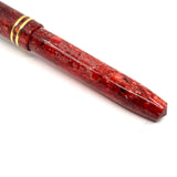 Conway Stewart Dinkie Lustrous Marbled Fiery Red Fountain Pen