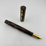 Magna Carta Mag 1000 Brown Ripple Ebonite - Fountain Pen