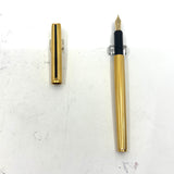 Dunhill Gold Plated Fountain Pen - Barleycorn Design