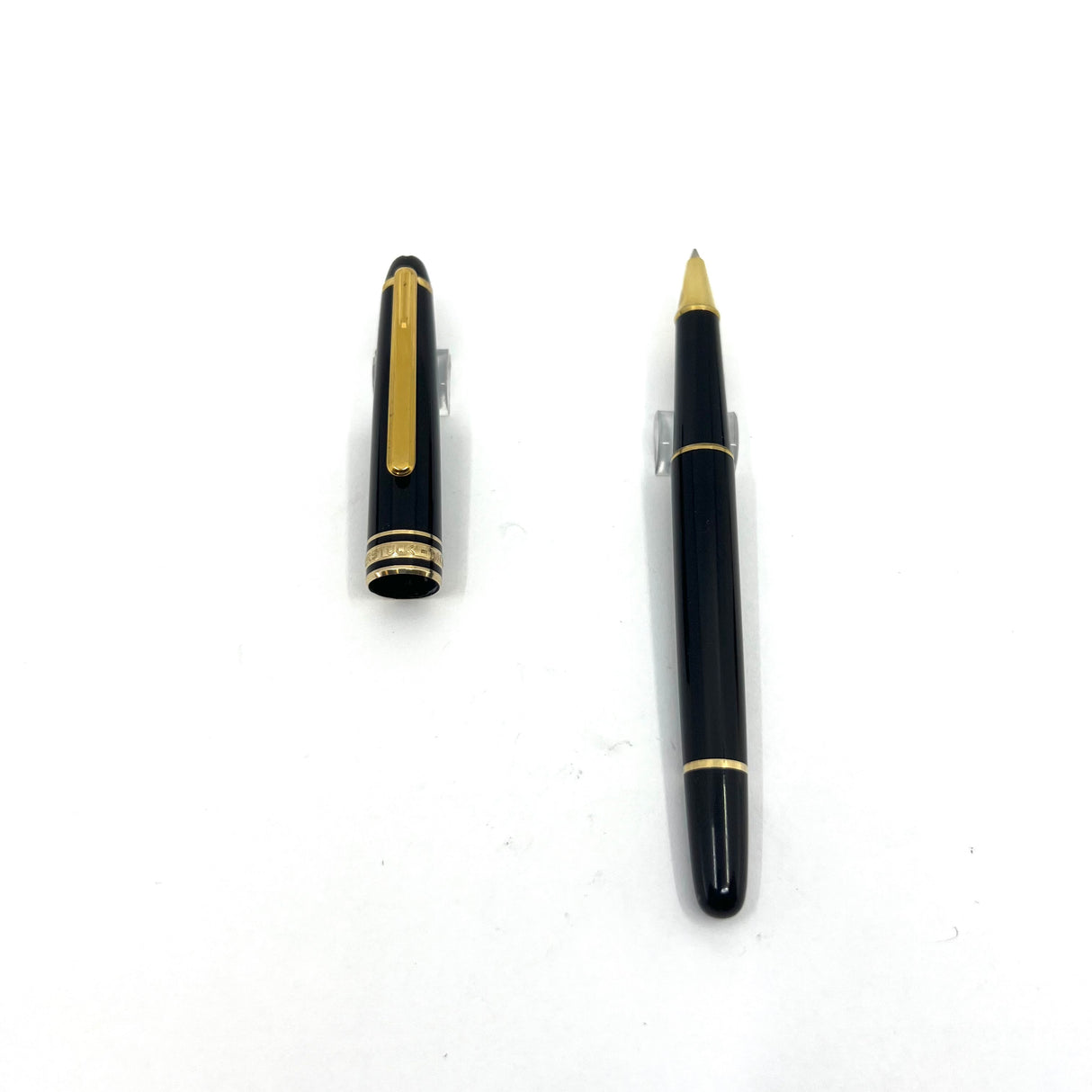 Montblanc Meisterstuck Classique #163 Black Resin  Rollerball - Yellow Gold-Plated Trim