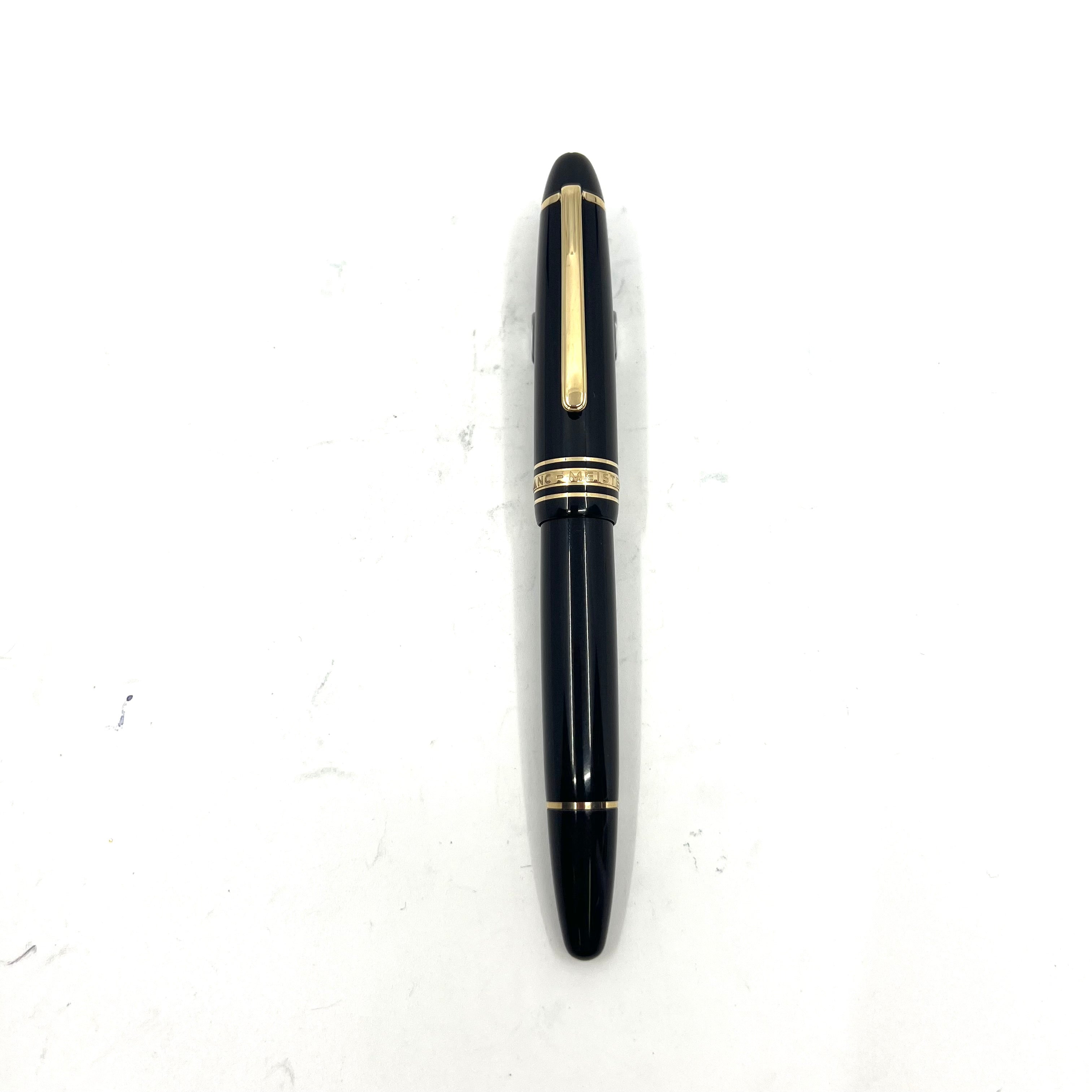 Montblanc Meisterstuck Black Resin 146 LeGrand Fountain Pen-Semi