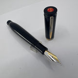 Loiminchay Junior Qing Long Black Resin Fountain Pen - Medium 18kt Gold  Nib