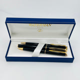 Waterman Paris Hemisphere Black lacquer - Set of 3 pens FP/BP/MP