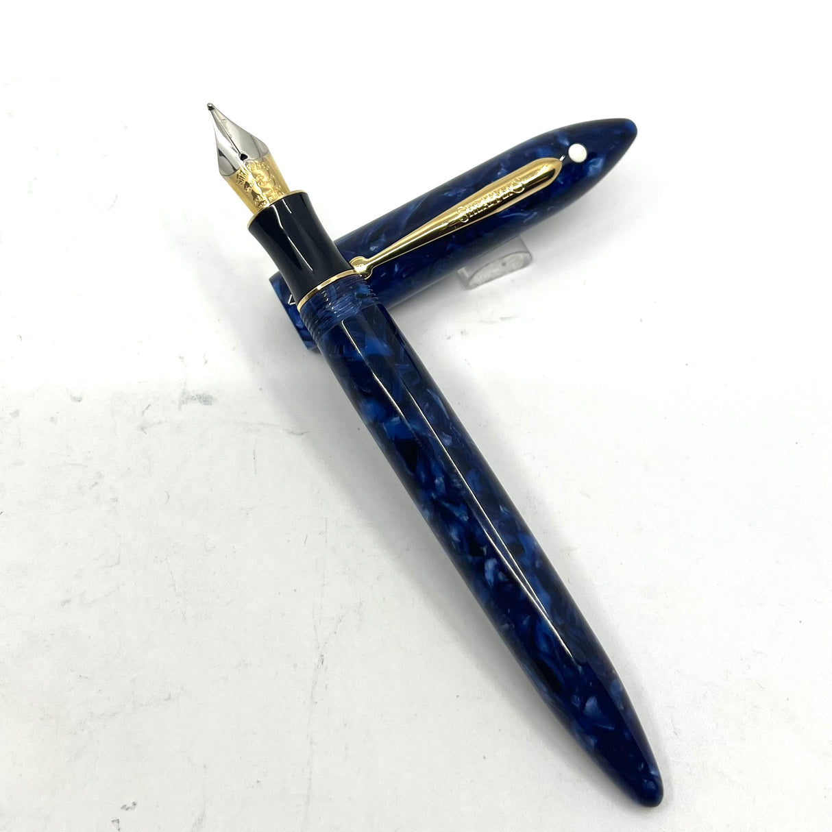 Sheaffer Millenium II Balance Blue Marble Fountain Pen