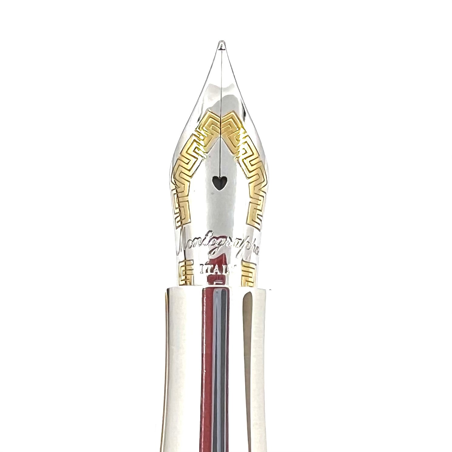 Montegrappa Emblema Lustrous Blue Celluloid Fountain Pen - Fine