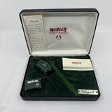 Marlen Chagall Marbled Blue Fountain Pen - Broad 18kt Gold  Nib