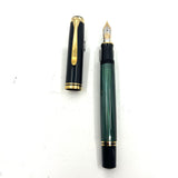 Pelikan Souveran M800 Green Striped Fountain  Pen