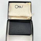 Omas Card Holder / Wallet 100% leather made in Italy
