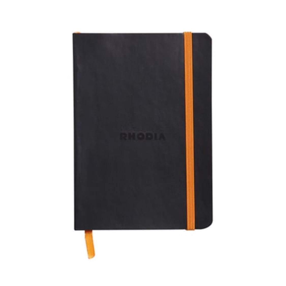 Rhodia Rhodiarama Black Lined Notebook  5.8 X 8.3 in (3 1/2 X 51 /2)
