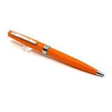 Montegrappa Armonia Orange Resin Ballpoint Pen - Platinum Plated Trim